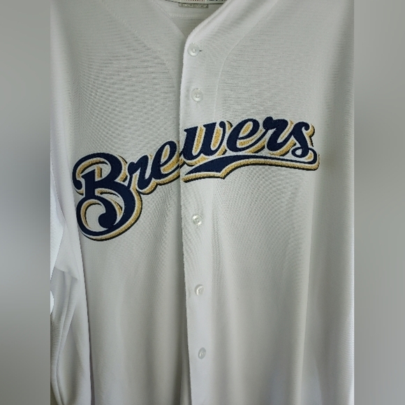 Majestic MLB Brewers Christian Yelich white jersey - Picture 15 of 15